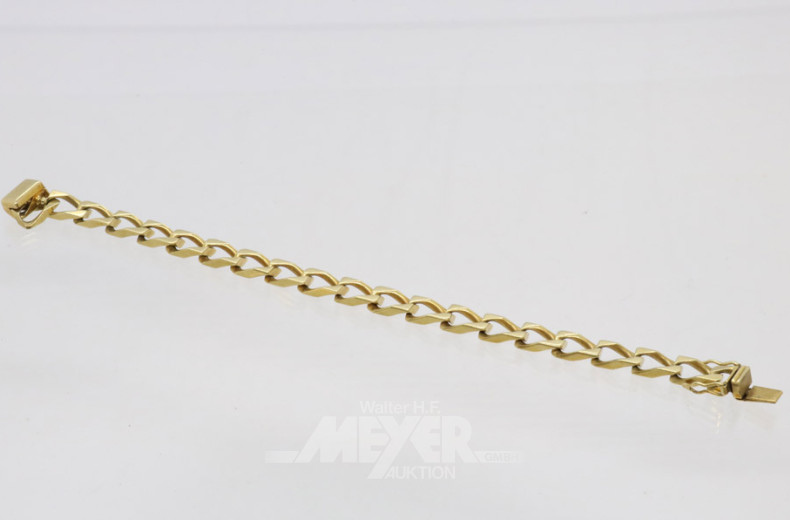 Panzerarmband, 585er GG