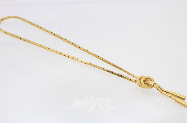 Collier, 585er GG, ca. 23 g.