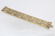 breites Armband, 333er GG, ca. 57 g.,