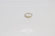 Damenring, 585er WG, ca. 4 g.,
