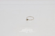 Damenring, 585er WG, ca. 1,5 g.,