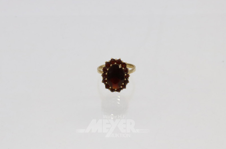 Damenring, 333er GG, ca. 4 g.,