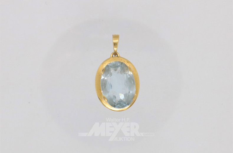 Kettenanhänger, 750er GG-Fassung, mit