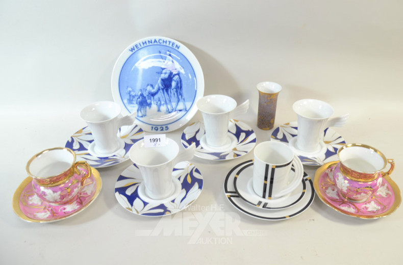 Posten versch. Porzellan: