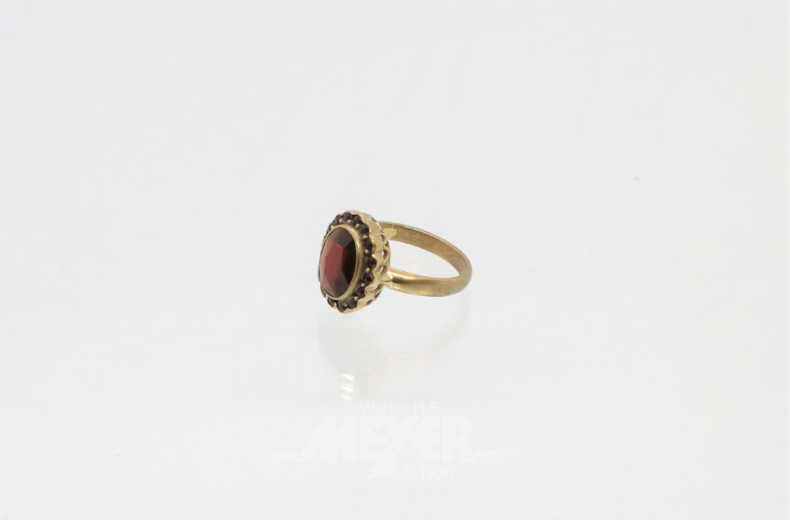 Damenring, 333er GG, ca. 5 g.,