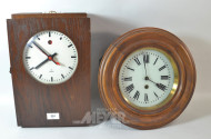 2 Wanduhren u.a. ''SIEMENS''
