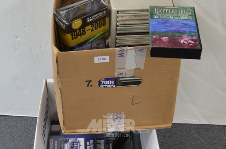 kl. Posten VHS Videokassetten und CD's