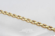 Armband, 585er GG, ca. 17 g.