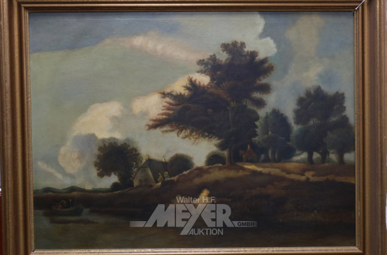 Gemälde ''Flusslandschaft''