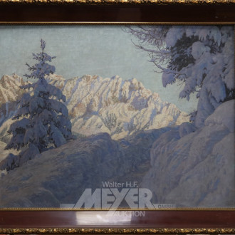Gemälde ''winterl. Berglandschaft''
