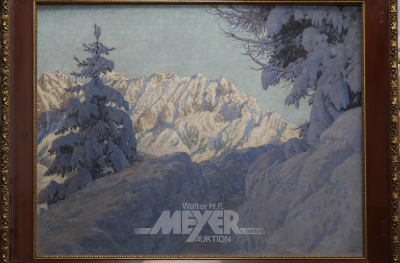 Gemälde ''winterl. Berglandschaft''