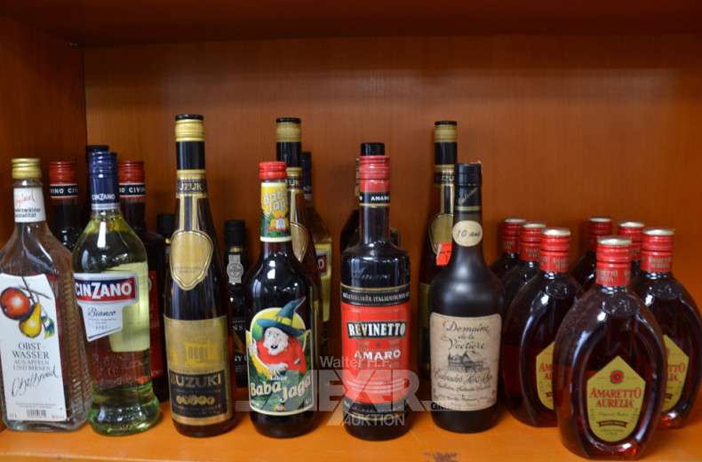 Posten Alkoholika, (23 Flaschen),