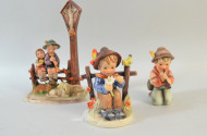 5 Porzellan-Figuren ''HUMMEL''