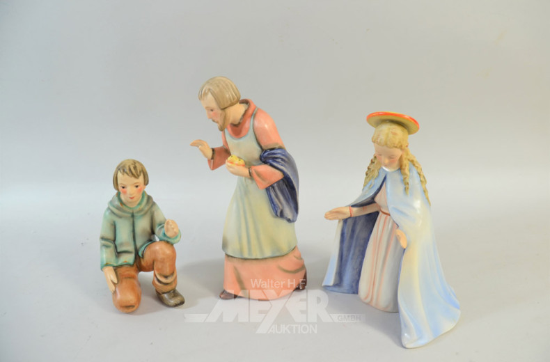 3 Porzellan Figuren ''HUMMEL''