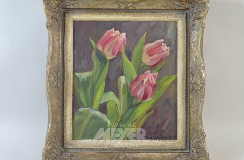 Gemälde  ''rote Tulpen''