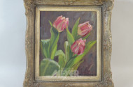 Gemälde  ''rote Tulpen''