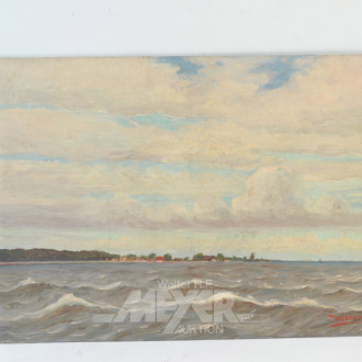 Gemälde  ''Wellen, Küste''