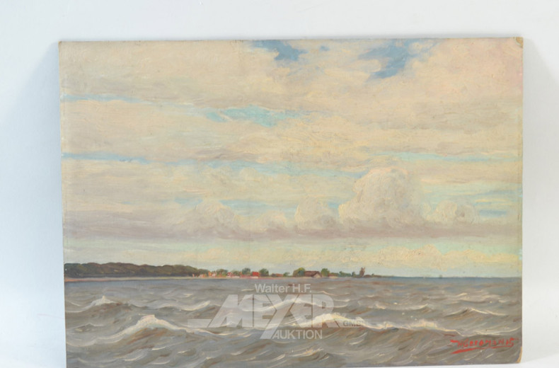 Gemälde  ''Wellen, Küste''