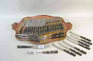 Posten Besteckteile, ca. 35 Stück,
