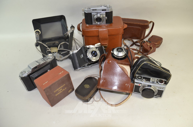 gr. Posten analoge Kameras,