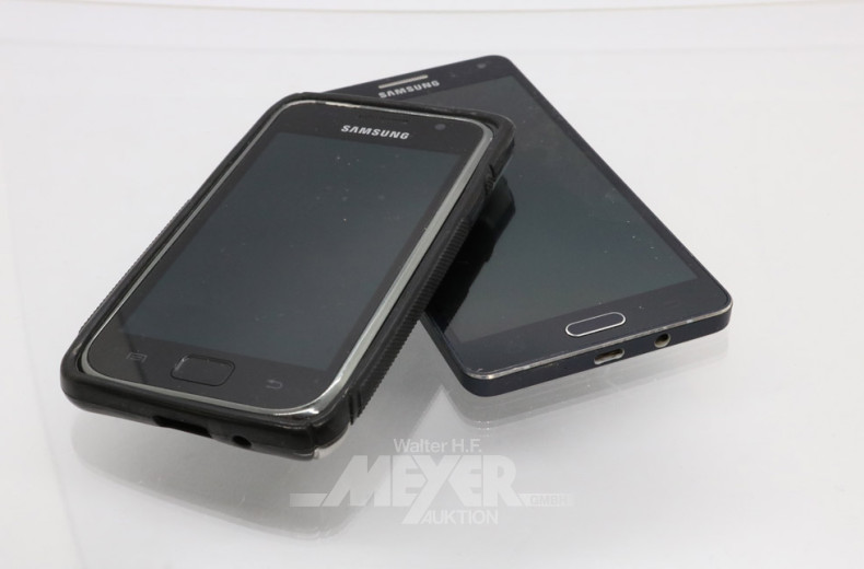 2 Smartphones, SAMSUNG, ohne Zubehör
