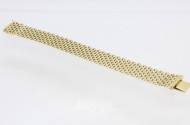Armband, 585er GG, Breite ca. 2 cm,