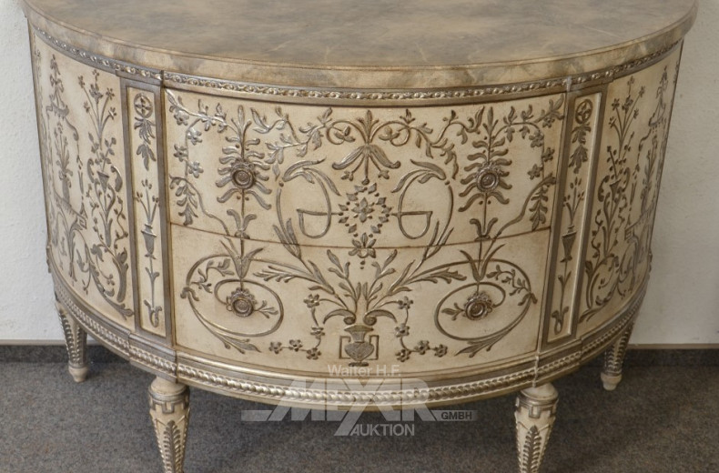 Halbrund-Kommode, Reproduktion,