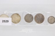 5 Münzen (10 Mark und 2 Reichsmark)