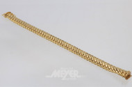 Armband, 585er GG, ca. 17 g.
