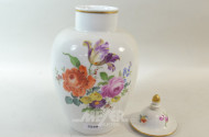 Porz.- Deckelvase Meissen,