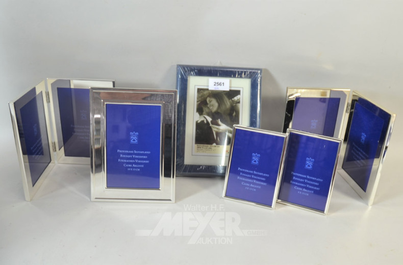 6 versch. Fotorahmen