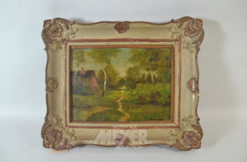 Gemälde ''Haus im Wald''