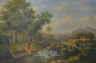 Gemälde ''Romantische Landschaft''