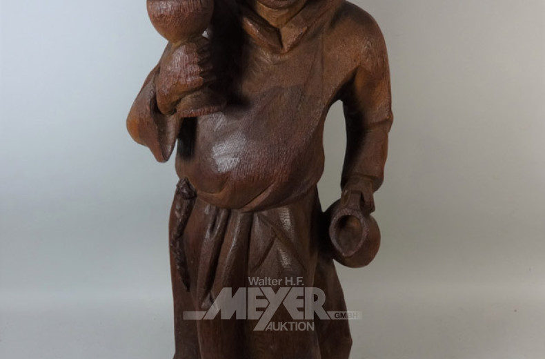 Holzschnitzerei ''Der Mönch''