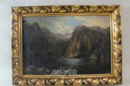 Gemälde ''Gebirgssee'' unsigniert