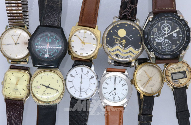 26 Damen- und Herren-Armbanduhren