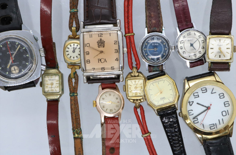26 Damen- und Herren-Armbanduhren