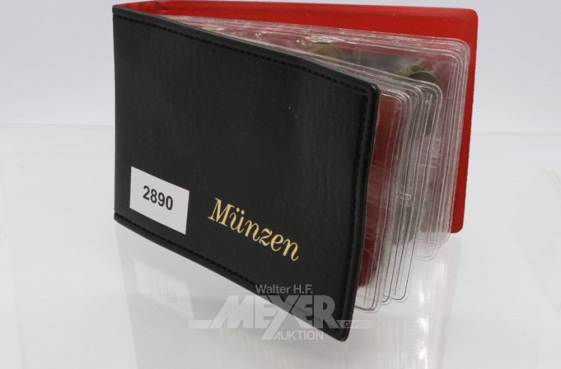 kl. Album mit Kursmünzen