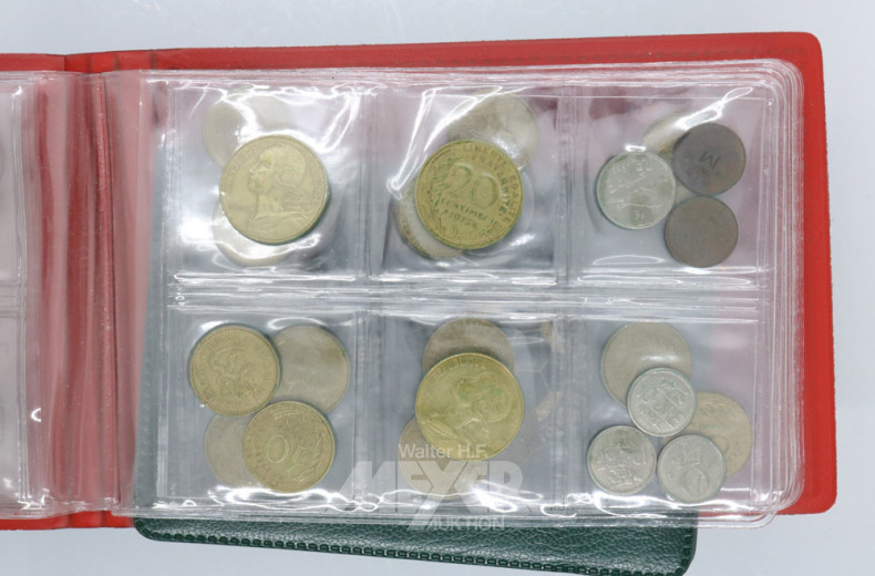kl. Album mit Kursmünzen