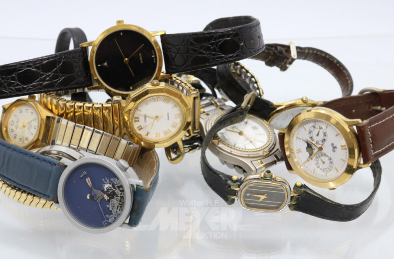 Posten Damen- und Herren-Armbanduhren