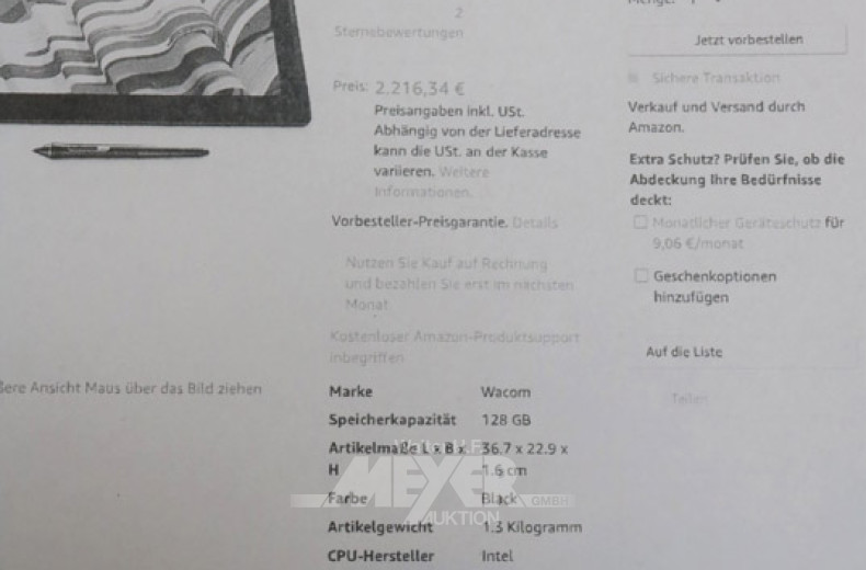 Tablet, Fabr.: WACOM