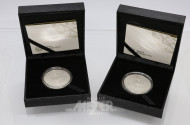 2 Feinsilber Krügerrand Münzen, je 1 Unze