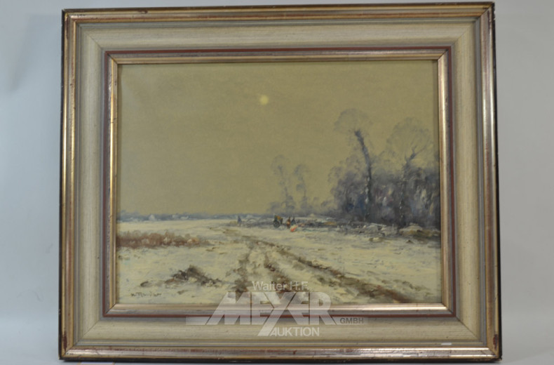 Gemälde ''verschneite Landschaft''