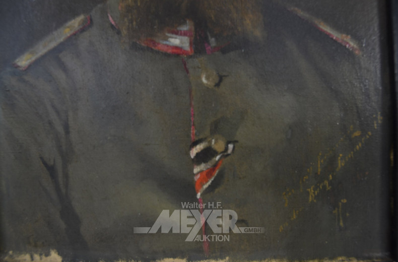 Gemälde ''Soldaten Portrait''