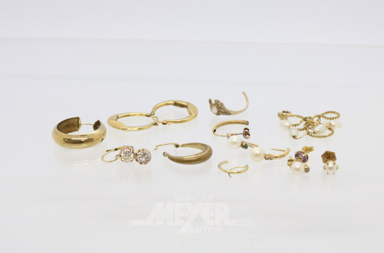 Posten Bruchgold, ca. 13 g.