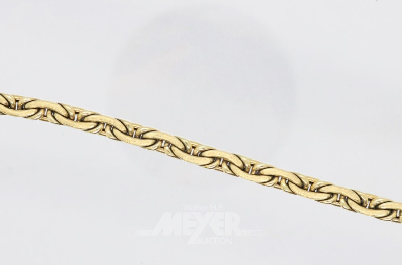 Armband, 585er GG, Länge: 19 cm