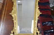 antiker Spiegel, 19. Jh., goldfarbiger