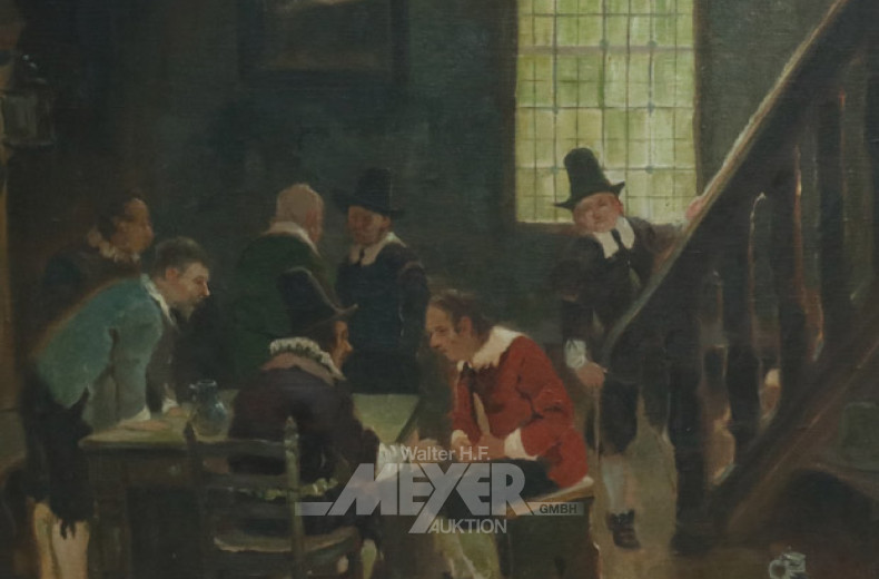 Gemälde ''Hanseatische Kaufmannsleute''