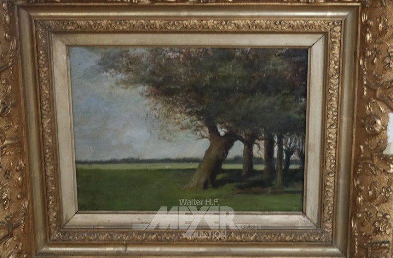 Gemälde ''Landschaft mit Bäumen''