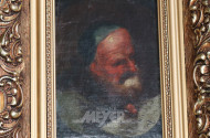 2 Gemälde ''Herrenportraits''